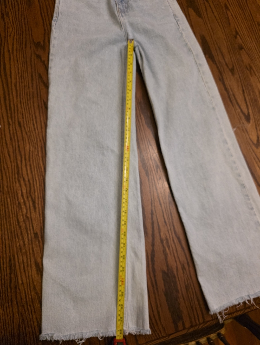 H&M Light Blue High-Rise Flared Jeans - Picture 9 of 12